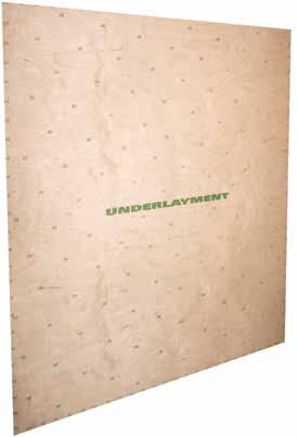 Accuply Premium Underlayment Enstron Underlayment Plus Constructed of 100% Arctic Birch Rugged solid core construction with no voids Manufactured using Carb Phase II and