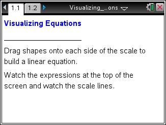 Math Objectives Students will describe what it means to solve a linear equation.