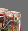 PLASTIC ASSORTED COLOURS IN JAR 65 UNITS DD