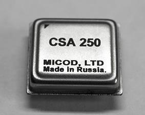 MICOD CHARGE SENSITIVE AMPLIFIER CSA-250 Revision: January 2018 FEATURES: Unipolar power supply Ultra-low consumption Hermetically sealed housing Small size Metal case Low cost APPLICATIONS: Medical