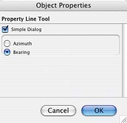 This tool is called the Property Line Tool. Make sure that the Active Layer is Mod-Site Plan. Select the Property Line Tool to draw the site. Go to the Tool Bar. Click on the Preferences button.