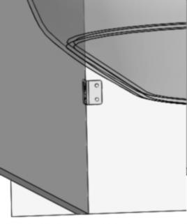 Three Keku clips can be fitted to the timber under the bath rim so that the side panel can be clipped into position (see fig 2) Keku clips Fig3.