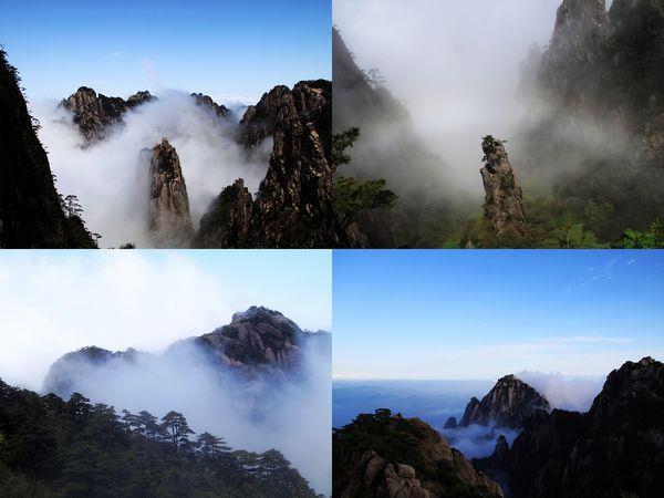 Shitao s study of the laws of nature is exemplified in these two paintings, Figure 5 and Figure 6. The clouds and mist of both paintings are similar.