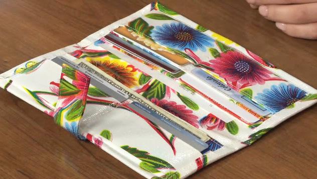 Sewing Project How to Sew an Oilcloth Wallet By: Aurora Sisneros Let s face it, our wallets get a lot