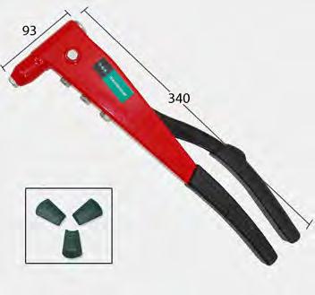 Riveting tool manual long For rivet D.