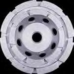 SURFACEPREP CUP WHEELS SINGLE ROW X100 DOUBLE ROW X100 SINGLE TURBO X100 VALUE CUP WHEEL Single row for faster/more aggressive grinding of concrete &