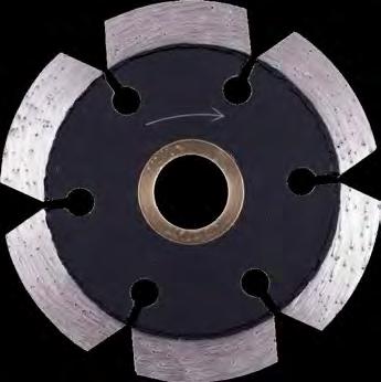 255 ) segment height Contoured core for making radius cuts and cutting sink openings Turbo style rim for fastest cutting Undercutting