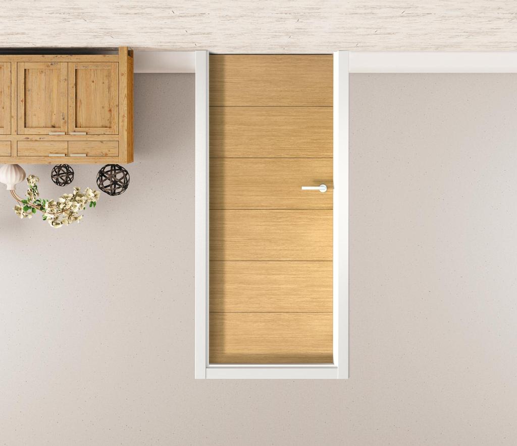 Graefe Worcester A contemporary, and cost effective door with either a 4 or 6 panel design.