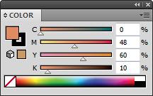 Work in CMYK Mode Tints are colors that you print by mixing varying percentages of CMYK inks.
