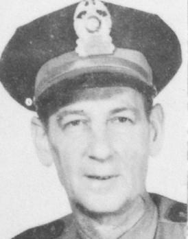 Sheriff Evans (1903-1986) was appointed sheriff in 1958 John Evans after Sheriff Forsythe died in office.