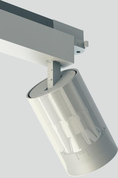 REFLECTORS Different high-precision reflectors offer different beam angles with a high luminous efficiency.