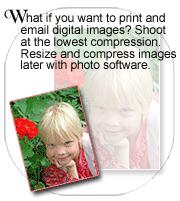Image quality Image quality and file compression Digital cameras store images in a compressed format called JPEG. JPEG is the most commonly used file format.