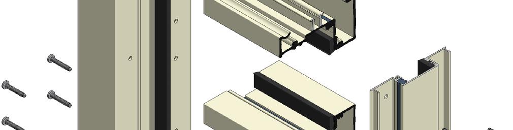 to facilitate glazing installation. See page 39 for more detail on glazing pockets.