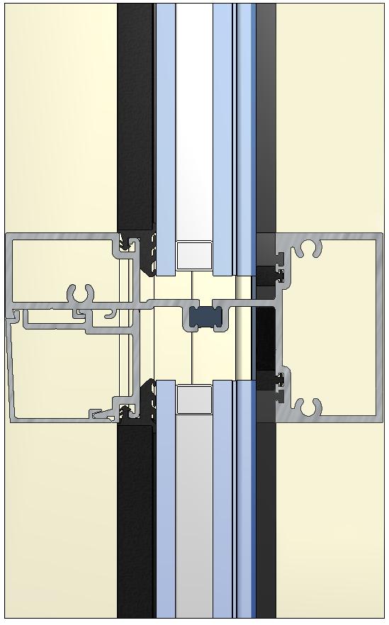 SECTION VIII: Glazing Step 12) Wet Glazed Application (Outside Glazed Only) When glazing a wet glazed unit, follow all the previous instructions in this manual and substitute the W146 gasket with