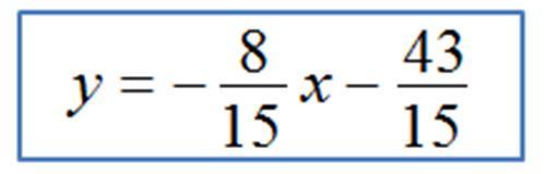 standard form, multiply both sides of the equation by