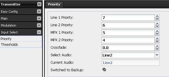 9.4.4. Input Selection Priority Set the priority of the various inputs on this page.