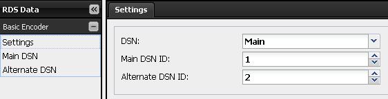 9.5. Setting the RDS data Click the button to access RDS data pages. This section displays RDS parameters so they can be updated.