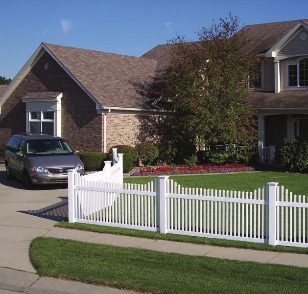 REMINGTON Picket Fence Remington Specifications Heights: