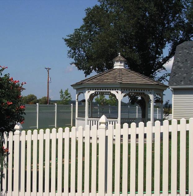Picket Fence Sterling Specifications Heights: 36", 42", 48" Width: 6' Sections 7/8" x 3" Wide Pickets