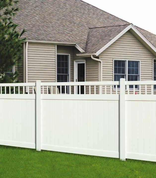 TRI-MAX Privacy Fence - Green Series Tri-Max Specifications Heights: 48", 60",
