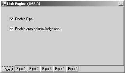 Now, make sure that Pipe 0 is enabled and that the auto acknowledgement for this pipe is enabled, like Figure 6.