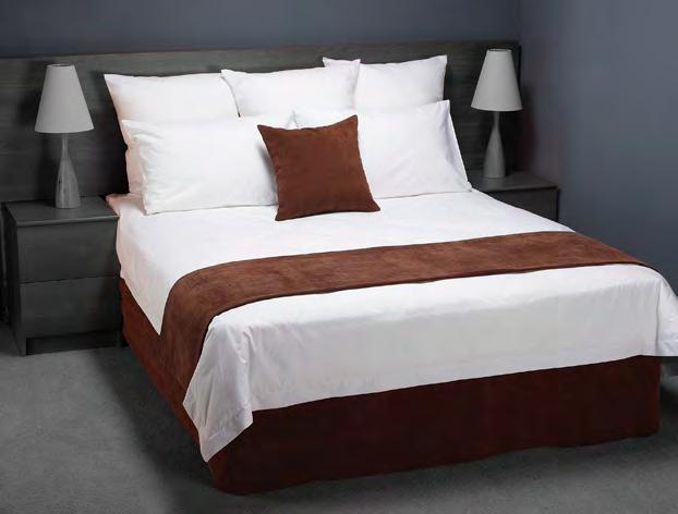 STANTON COLLECTION Stanton Charcoal accessories on Executive White bed linen in