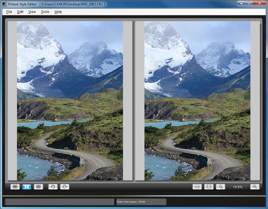 If you wait for a while, it changes to a clearer display. To change the display position, drag on the image or drag the enlargement display position (p.