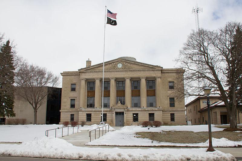Sibley County Courthouse and Jail. Gaylord, Minnesota.