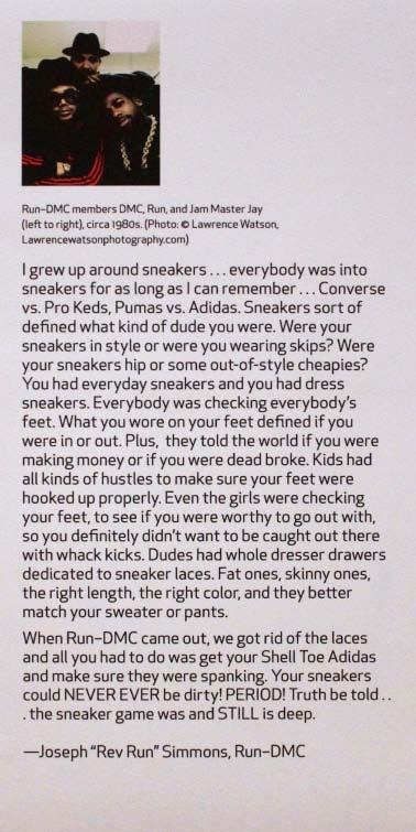 fig. 1. (opposite page) A view in The Rise of Sneaker Culture.