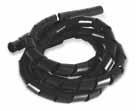 WIRE MANAGEMENT Wrap, Loom, Tubing and Tape 73422 73457 49550 Calterm Wrap protects hoses, wires and cables from cuts, abrasions and UV wear. Its spiral design allows for multiple wire breakouts.