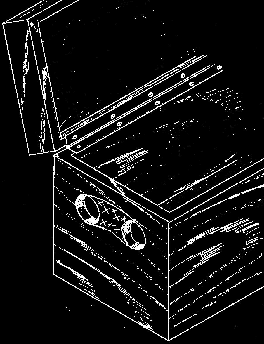 Q. SKETCHES NOTES MARKS 5(i) 5(ii) The lid of a treasure chest would not be flat but would have a curved top.