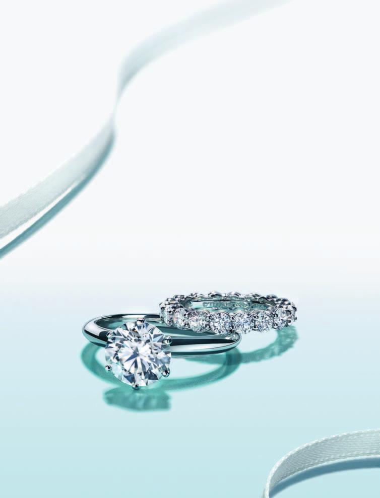 THE TIFFANY SETTING Charles Lewis Tiffany recognized that an exceptional diamond should be heralded rather than hidden.