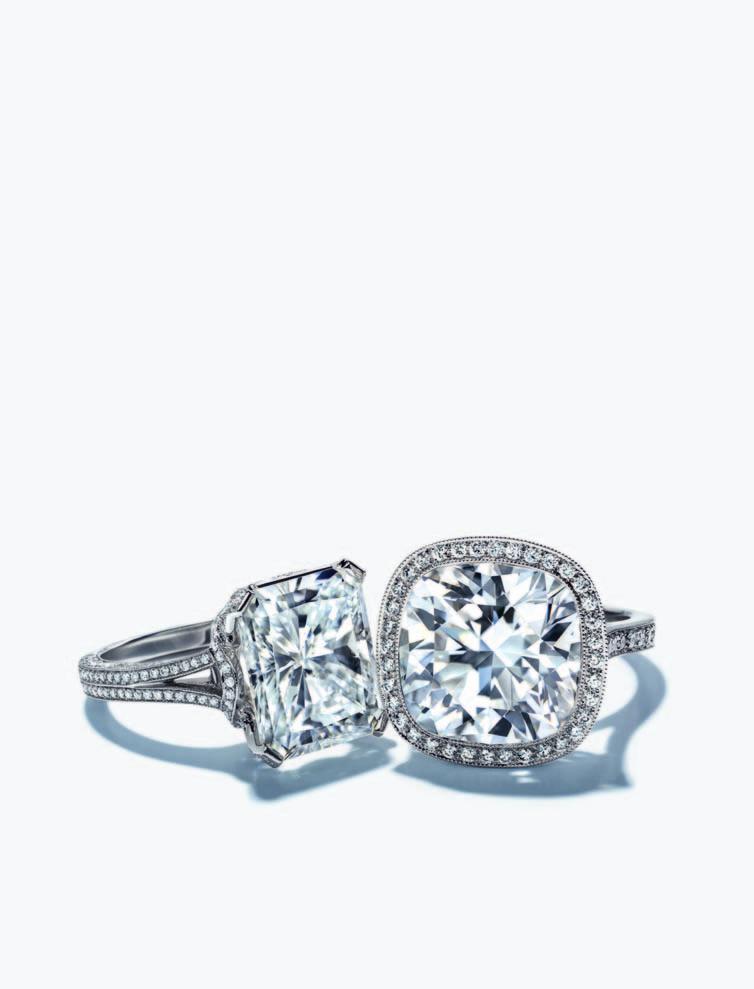 STATEMENT DIAMOND RINGS Sometimes, only a truly extraordinary gesture will do.