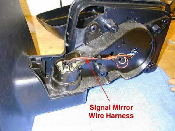Glass Replacement Continued 15 16 17 B Signal Mirror Wire Harness Signal Mirror Wire Harness A 18 15.