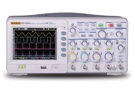 DS1000B Series LXI Class C Compliant Digital Oscilloscope 4 analog channels 2 GSa/s Real-time Sample Rate and 50 GSa/s Equivalent-time Sample Rate Compact design with small footprint to save bench