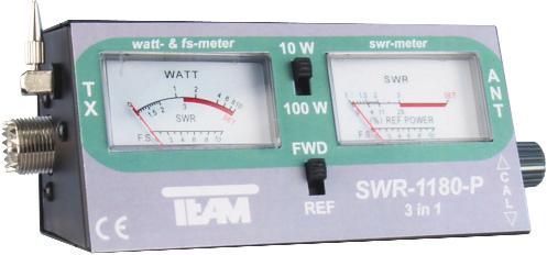measurement of the standing wave and the power, separated displays SWR-1180KA measuring