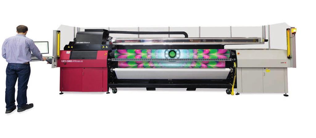 Everything you need in roll-to-roll printing As a dedicated workhorse of roll-to-roll printing and the big sister of Anapurna, Jeti Ceres speed has been doubled for Agfa Graphics signature