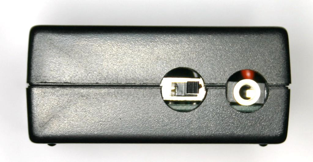Outputs Connection to electrodes is via a single 3.5mm mono jack socket on the top of the receiver.