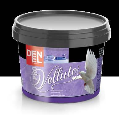 DENEL ProFUNDIS primer is to be applied twice before hand, and colored latex (in conformity with the color of the plaster). RECOMMENDATION The contents of the package must be well stirred before use.