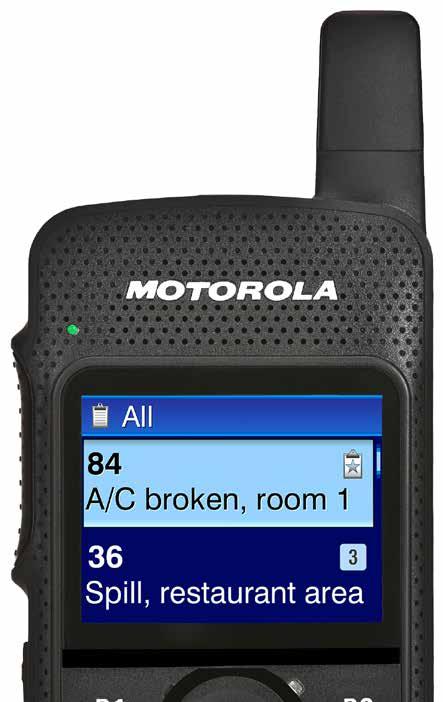 COMMAND AND CONTROL These applications work behind the scenes of your MOTOTRBO network to enhance the efficiency and responsiveness of your system.