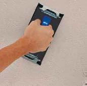 The flat surface area means it covers large areas quickly and clip fastening allows fast and easy abrasive sheet changing.