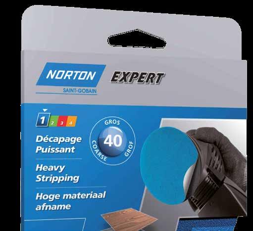 Norton Expert: The New Innovation in DIY This professional, cutting edge abrasive DIY range consists of a comprehensive selection of abrasives for Hand and