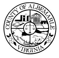 COUNTY OF ALBEMARLE Department of Community Development 401 McIntire Road, North Wing Charlottesville, Virginia 22902-4596 Phone (434) 296-5832 Fax (434) 972-4126 SITE PLAN AMENDMENT POLICY