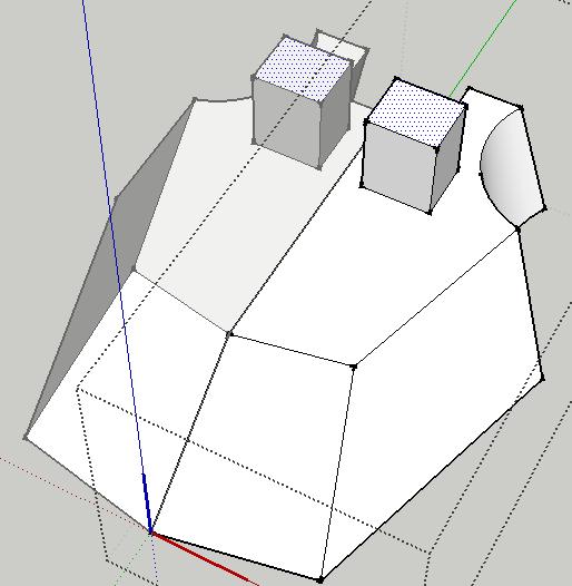 Tank exercise in Using Google SketchUp Use the Push/Pull tool to pull up