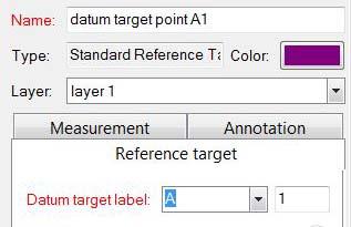Defining datum targets Define reference targets as a datum target for use in GD&T controls. A reference target point or line. 1. In the Tree View, select a reference target.
