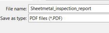 Generate a PDF file from a formatted report GEOMETRY CONTROLS AND REPORT Save a report as a PDF file.