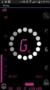 A chromatic tuner is the easiest to use to tune your ukulele. 1. Set up the tuner near your ukulele. The tuner works by showing you the pitch you played in the center.