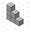 P a g e 49 Unit 8: Geometry and Tessellations 1. Use the square dot paper. Sketch the front, top, and side views of this object. 2.