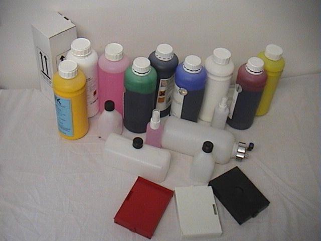 24 Low price for Oil based ink special for 35 Pico litres Xaar, Seiko 70mm print heads Oil cleaner flush Standard oil based for 128 heads NEW U.V. LED Curing ink Black New UV.