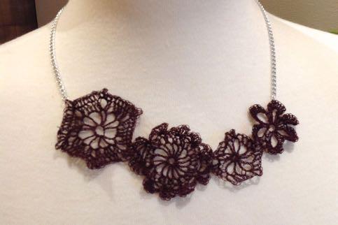 Modular Motif Crochet Jewelry 2 Thursdays June 8 & 15 $65 Crochet Intermediate: UFO Support Group - Crochet Monthly on the following Tuesdays June 6, July 11, August 15 6:30-8:00 pm $30 or 4 for $90